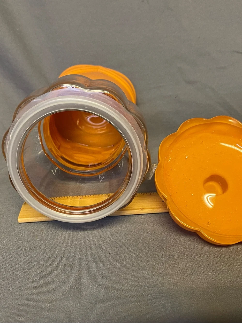 Target Orange Pumpkin Candy Dispenser and black bat bird cage